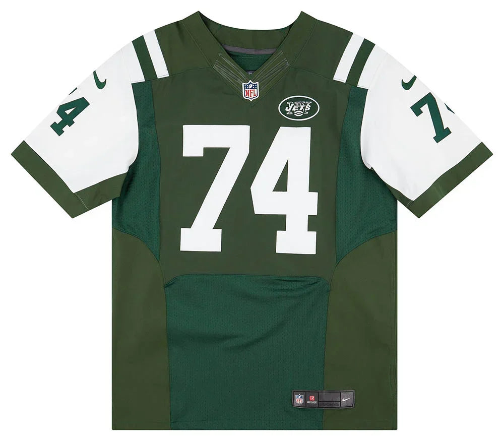 Nick Mangold New York Jets Official NFL NIKE Jersey product image 2, provided for visual reference and product detail review