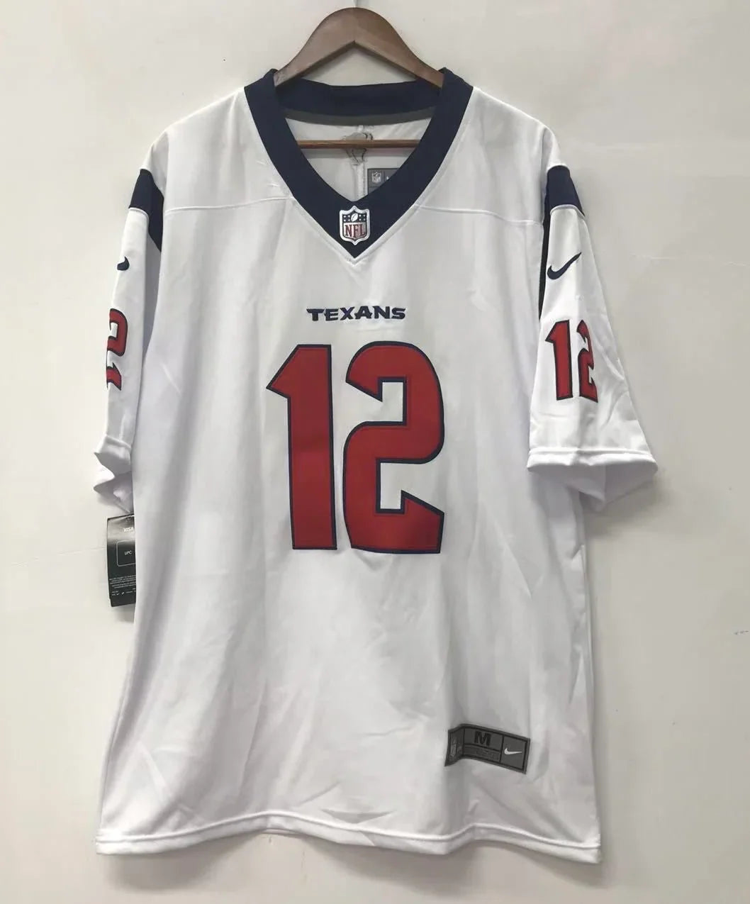 Nico Collins Houston Texans official NFL Nike jersey white product image 2, provided for visual reference and product detail