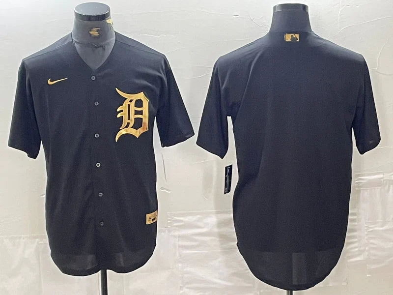 Detroit Tigers Jersey Nike No name on back Dark Blue product image 1, provided for visual reference and product detail review
