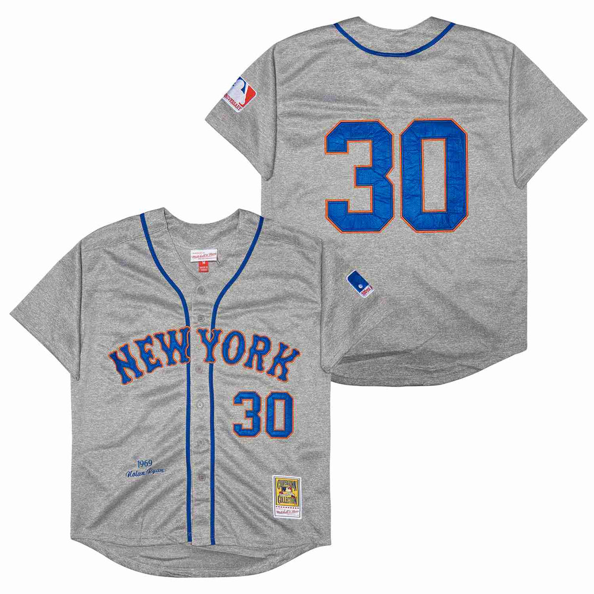 Nolan Ryan New York Mets Jersey Mitchell & Ness product image 1, provided for visual reference and product detail review