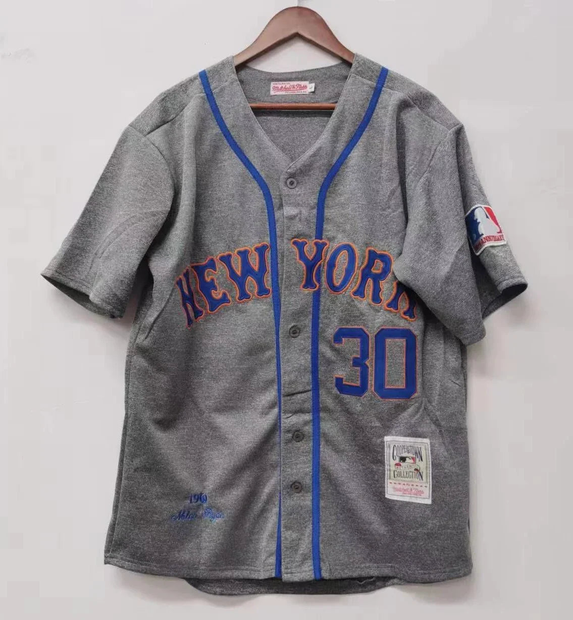 Nolan Ryan New York Mets Jersey Mitchell & Ness product image 3, provided for visual reference and product detail review