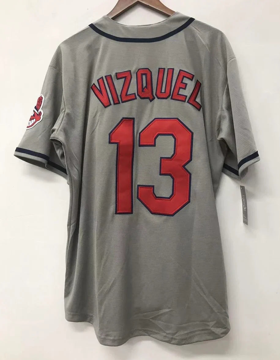 Omar Vizquel Cleveland Indians Jersey product image 1, provided for visual reference and product detail review