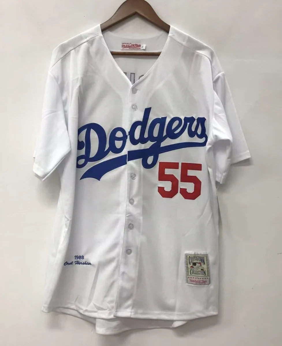 Orel Hershiser Los Angeles Dodgers Jersey product image 2, provided for visual reference and product detail review
