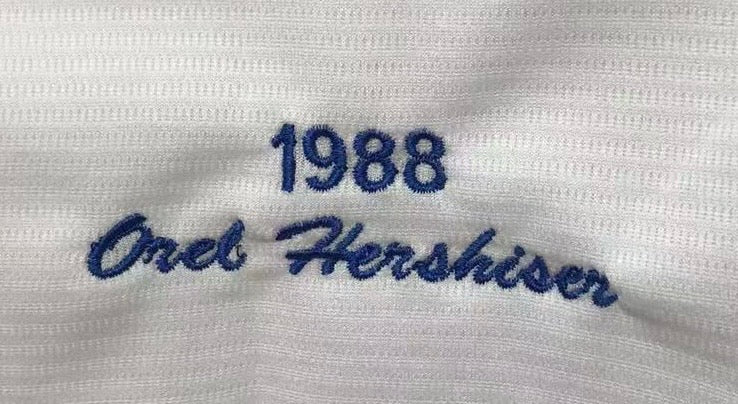 Orel Hershiser Los Angeles Dodgers Jersey product image 3, provided for visual reference and product detail review