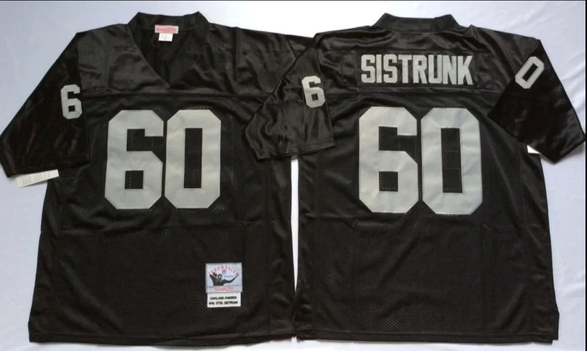 Otis Sistrunk Oakland Las Vegas Raiders Mitchell & Ness Jersey product image 1, provided for visual reference and product