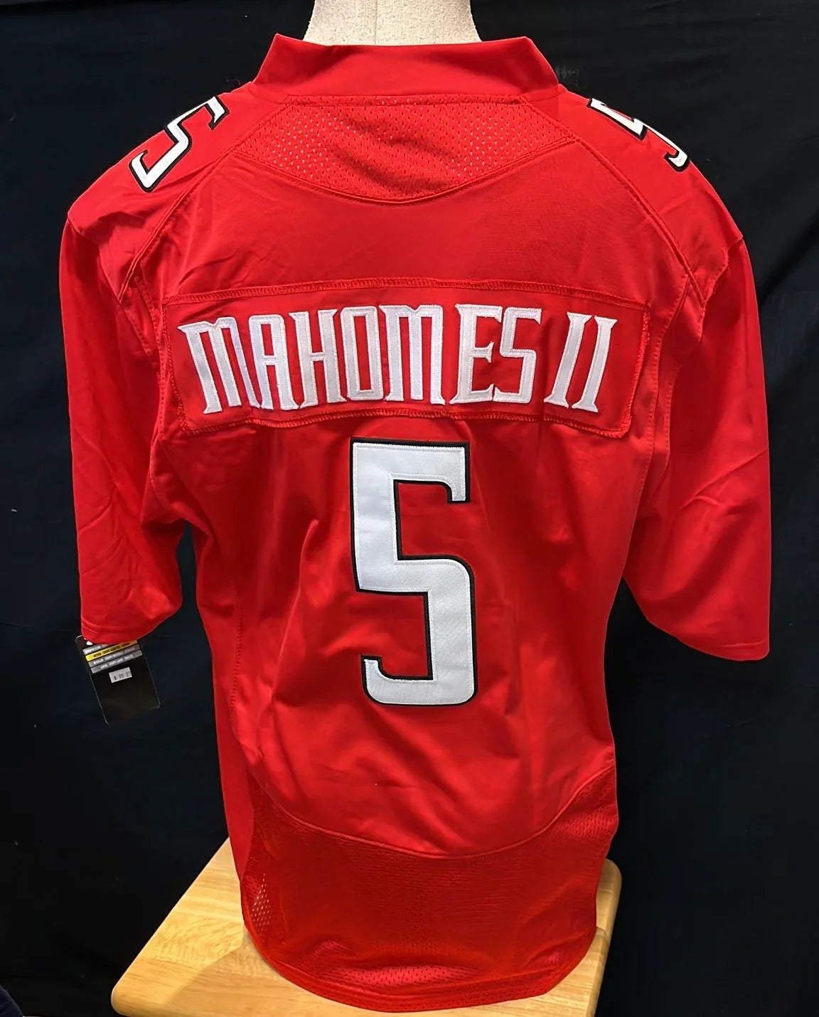 Patrick Mahomes Texas Tech Jersey red product image 4, provided for visual reference and product detail review