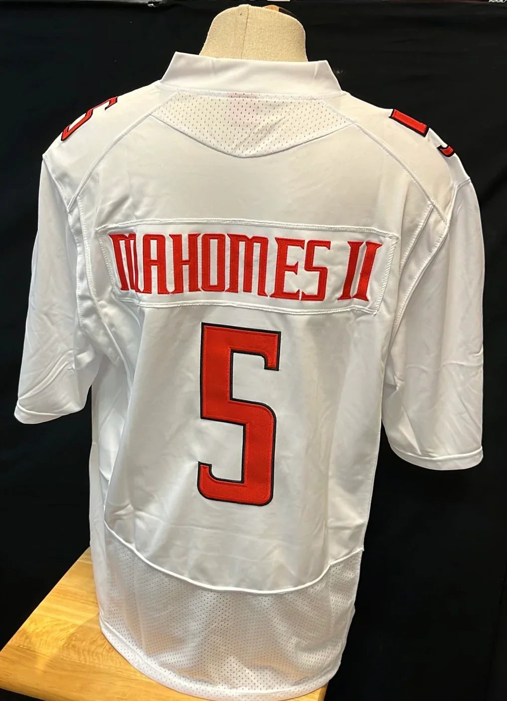 Patrick Mahomes Texas Tech Jersey white product image 1, provided for visual reference and product detail review