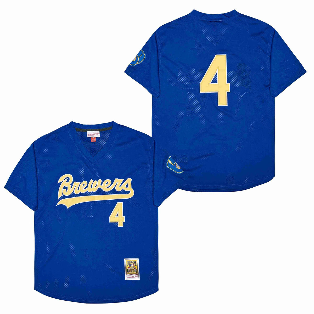 Paul Molitor Milwaukee Brewers Jersey Mitchell & Ness product image 1, provided for visual reference and product detail