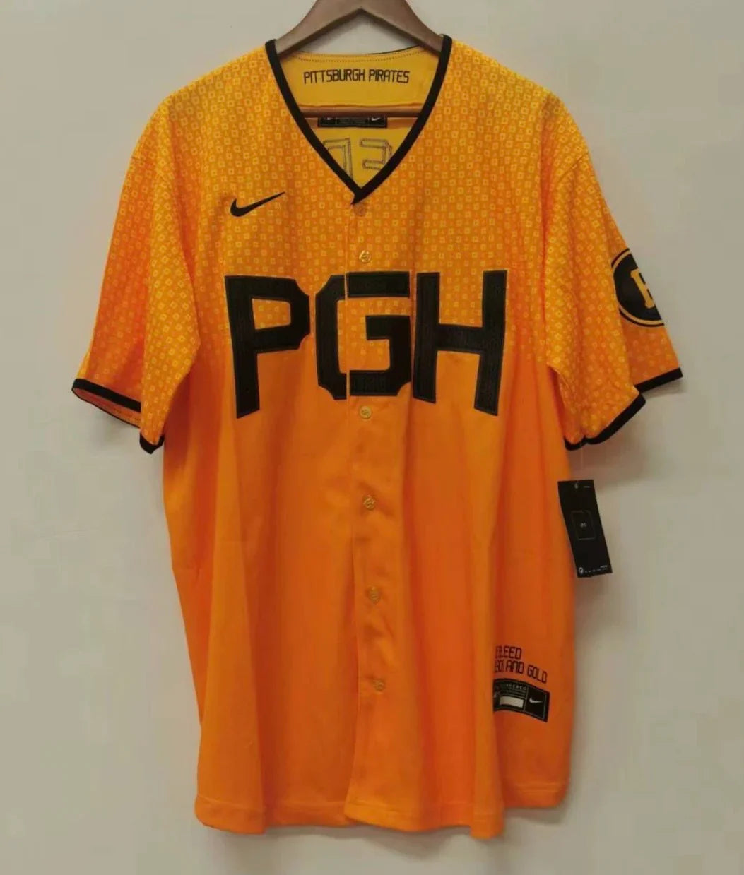 Paul Skenes Pittsburgh Pirates Official MLB Jersey Nike product image 2, provided for visual reference and product detail