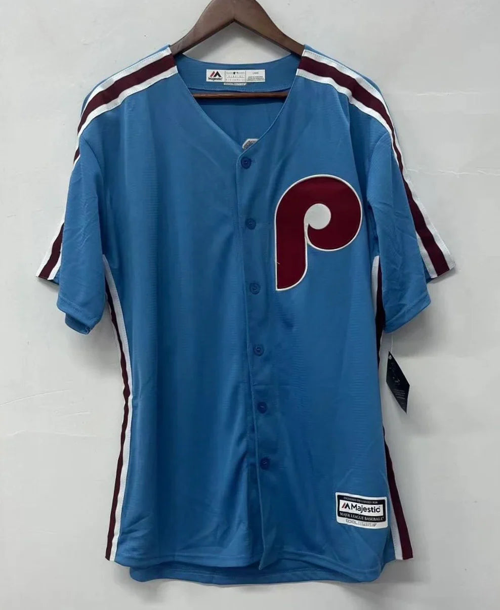 Pete Rose Philadelphia Phillies Jersey Majestic product image 2, provided for visual reference and product detail review