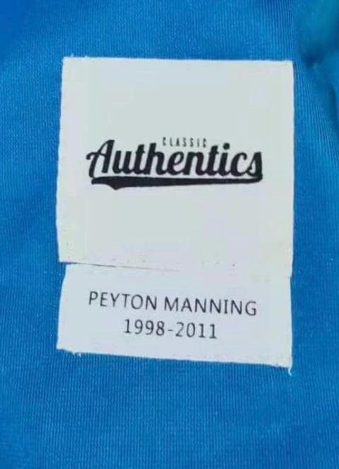 Peyton Manning Indianapolis Colts Jersey Classic Authentics product image 3, provided for visual reference and product