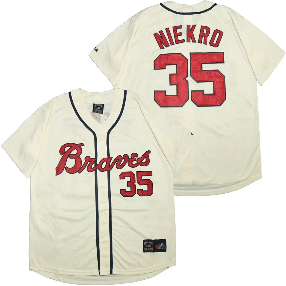 Phil Niekro Atlanta Braves 1999 Mitchell & Ness product image 1, provided for visual reference and product detail review
