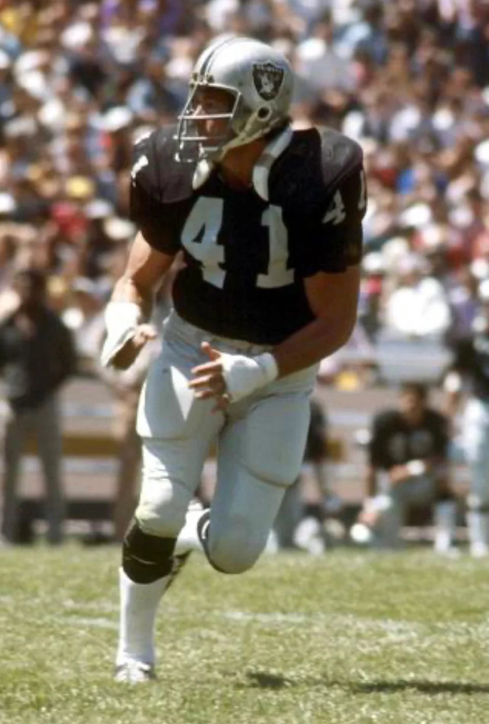 Phil Villapiano Oakland Raiders Mitchell & Ness Jersey Black product image 3, provided for visual reference and product