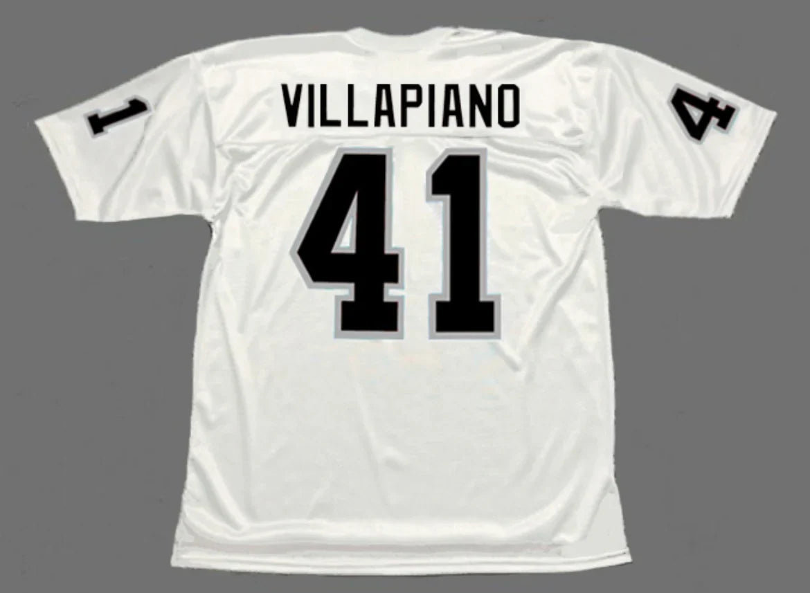 Phil Villapiano Oakland Raiders Mitchell & Ness Jersey white product image 1, provided for visual reference and product
