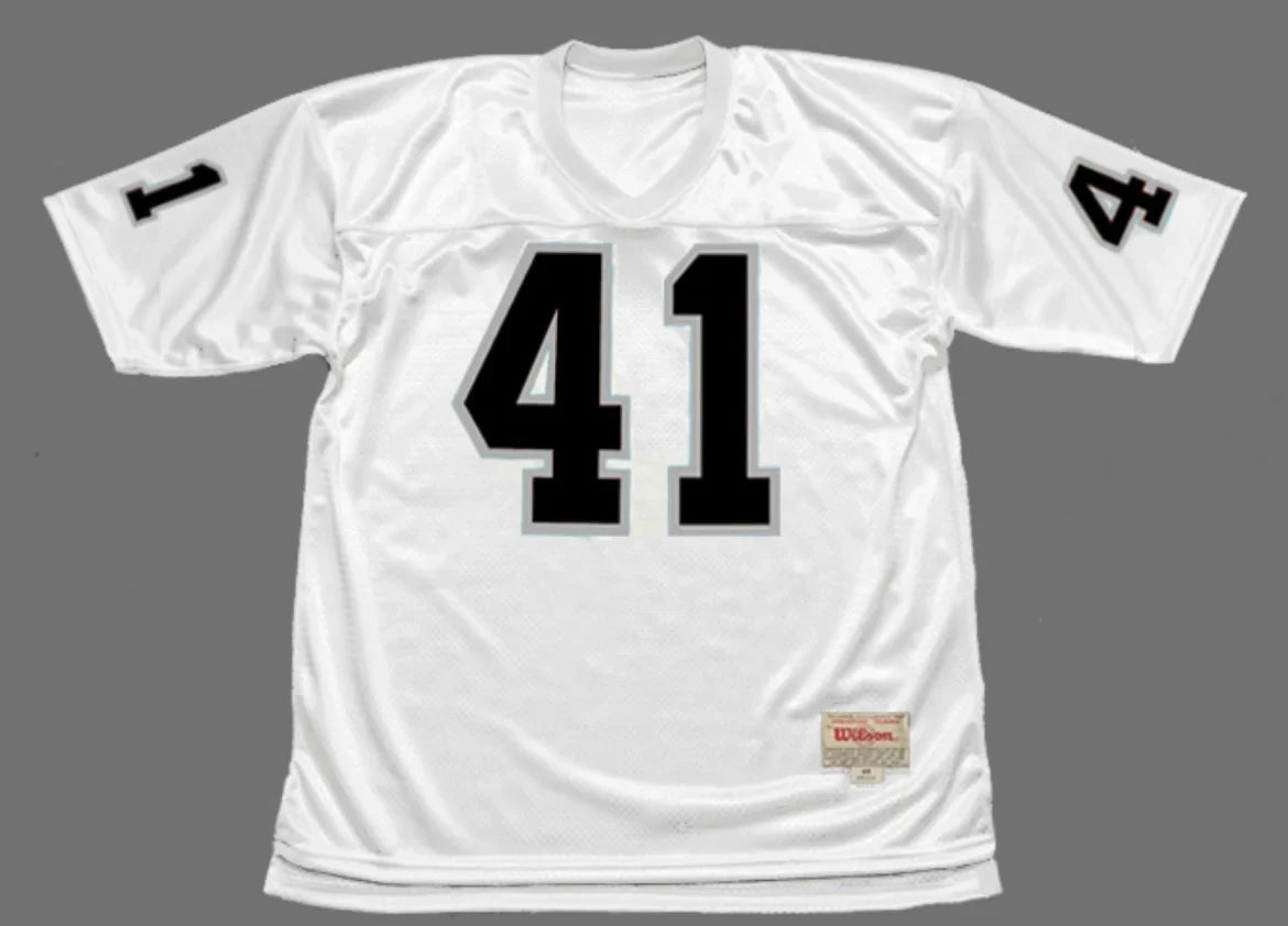 Phil Villapiano Oakland Raiders Mitchell & Ness Jersey white product image 2, provided for visual reference and product
