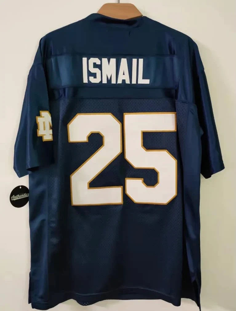 Raghib “Rocket” Ismail Notre Dame Jersey product image 1, provided for visual reference and product detail review