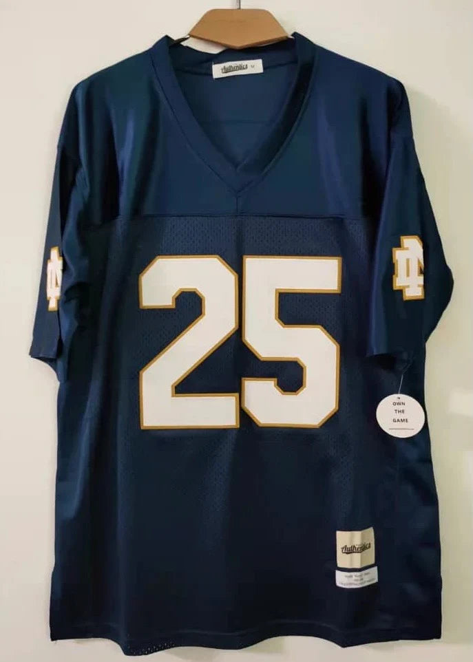 Raghib “Rocket” Ismail Notre Dame Jersey product image 2, provided for visual reference and product detail review