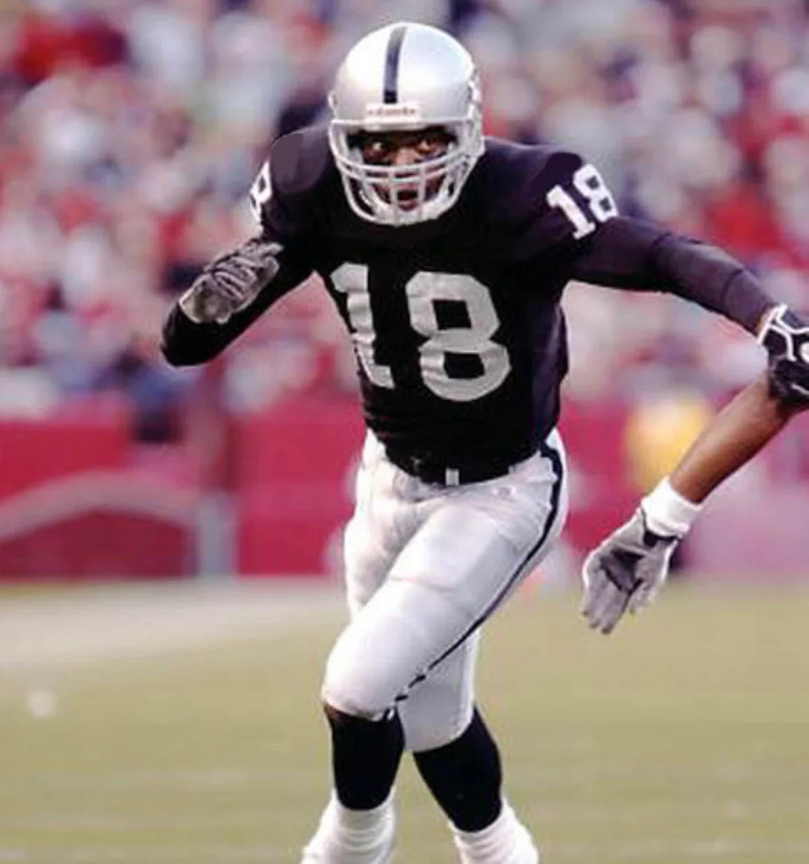 Randy Moss Oakland Raiders Mitchell & Ness Jersey product image 3, provided for visual reference and product detail review