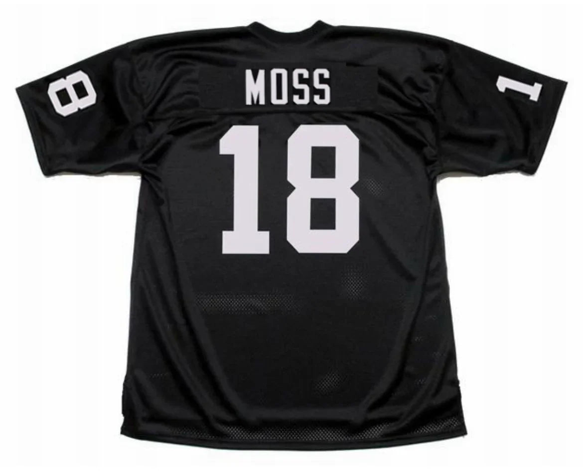 Randy Moss Oakland Raiders Mitchell & Ness Jersey product image 1, provided for visual reference and product detail review