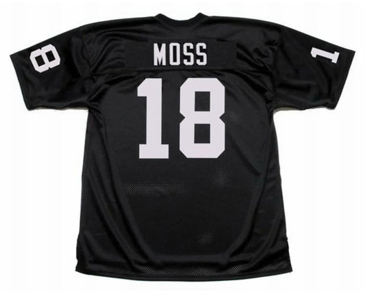 Randy Moss Oakland Raiders Mitchell & Ness Jersey product image 1, provided for visual reference and product detail review