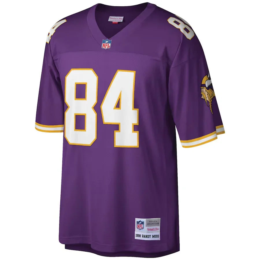 Randy Moss Minnesota Vikings NFL Mitchell & Ness Jersey product image 2, provided for visual reference and product detail