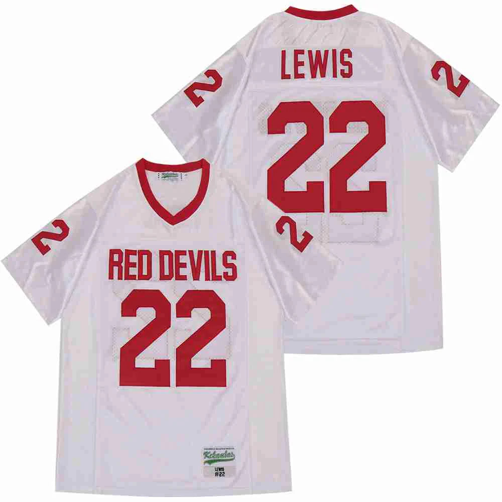 Ray Lewis High School Jersey Lakeland FL White product image 1, provided for visual reference and product detail review
