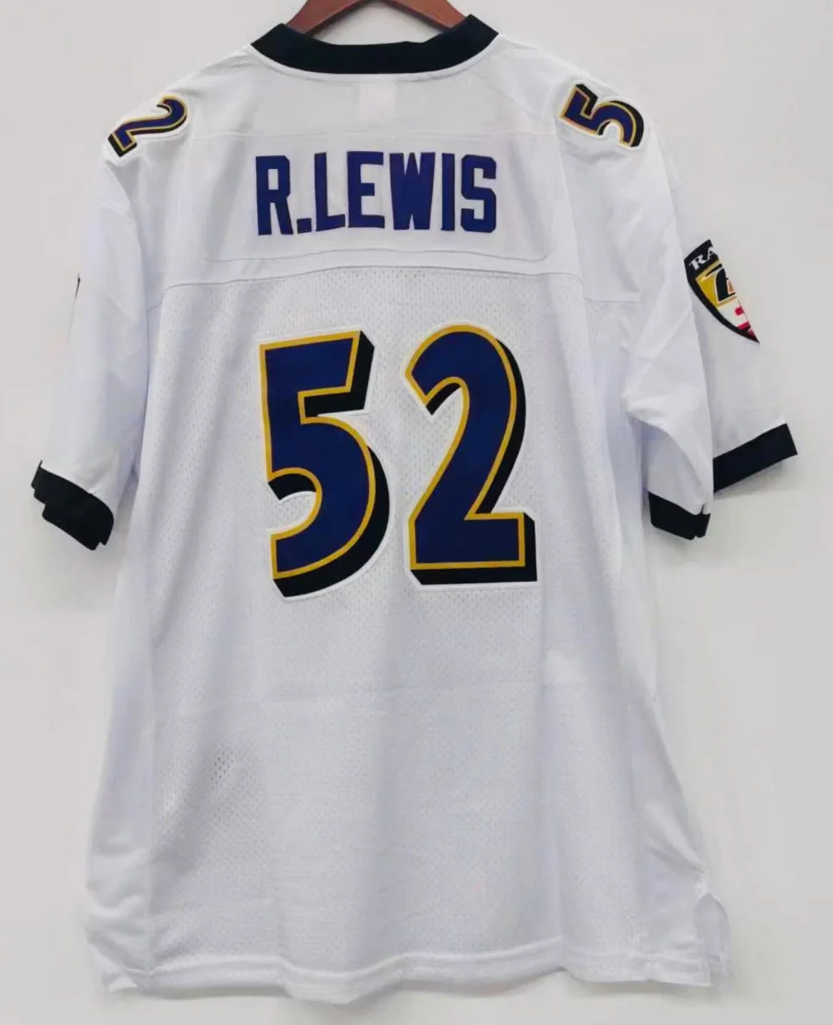 Ray Lewis Baltimore Ravens NFL Jersey white product image 1, provided for visual reference and product detail review