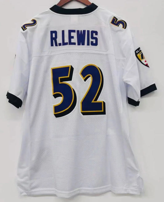 Ray Lewis Baltimore Ravens NFL Jersey white product image 1, provided for visual reference and product detail review