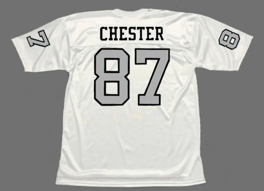 Raymond Chester 1970 Oakland Raiders Mitchell & Ness Jersey product image 1, provided for visual reference and product