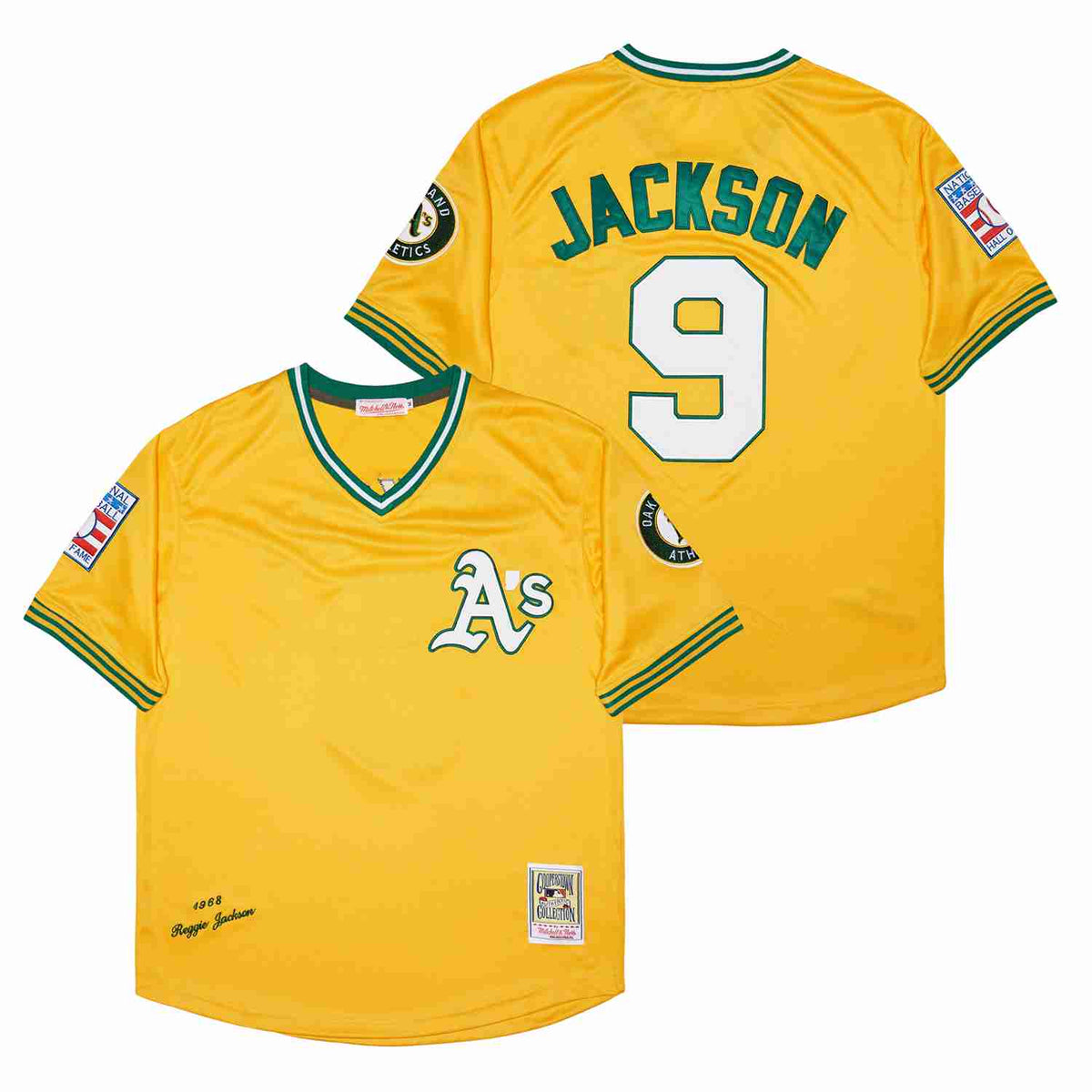 Reggie Jackson Oakland A’s Athletics Jersey Mitchell & Ness product image 1, provided for visual reference and product