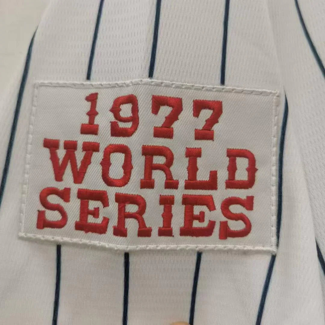 Reggie Jackson New York Yankees Jersey pinstripe 1977-78 Mitchell & Ness product image 5, provided for visual reference and