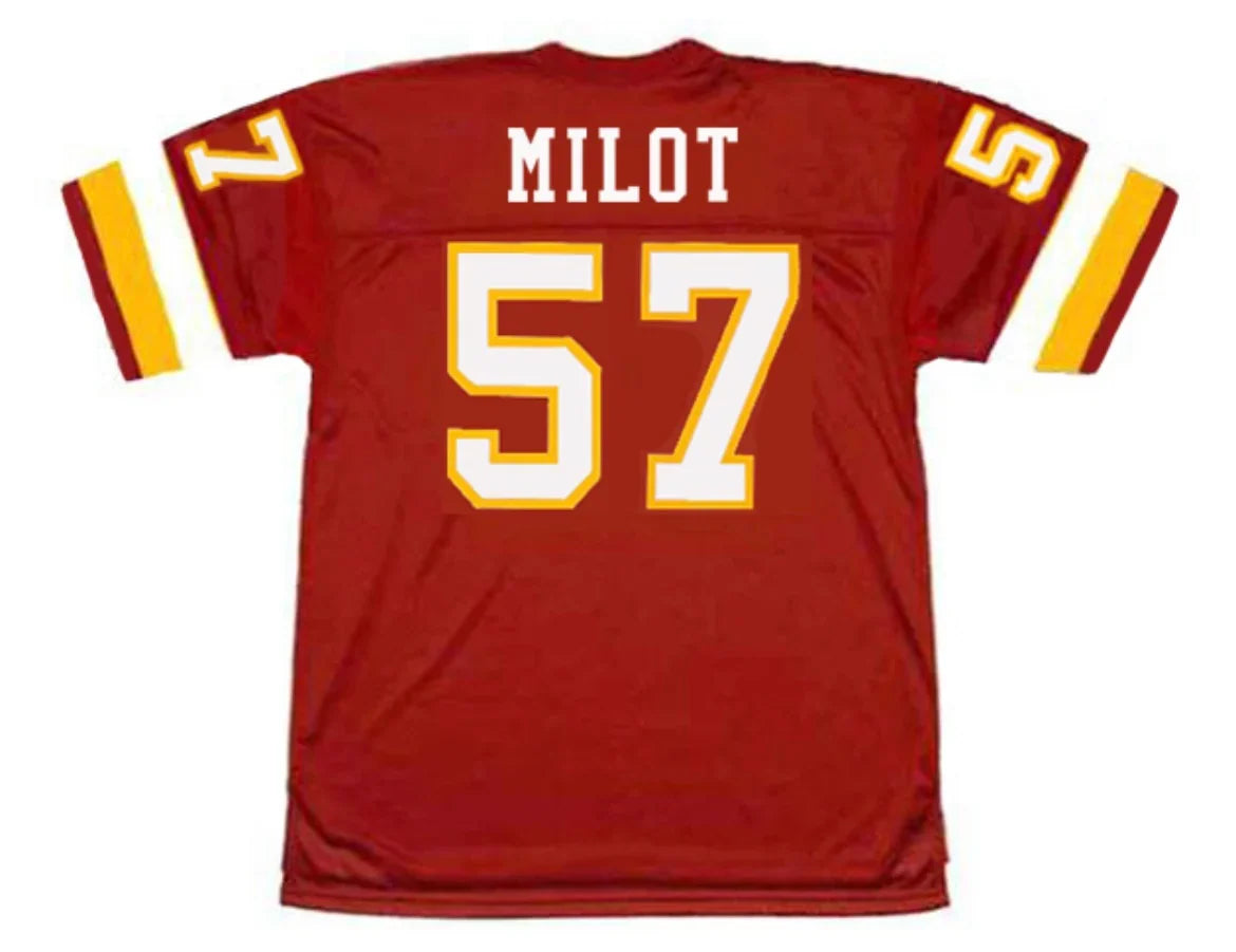 Rich Milot Washington Redskins Commanders Official NFL Mitchell & Ness Jersey product image 1, provided for visual reference