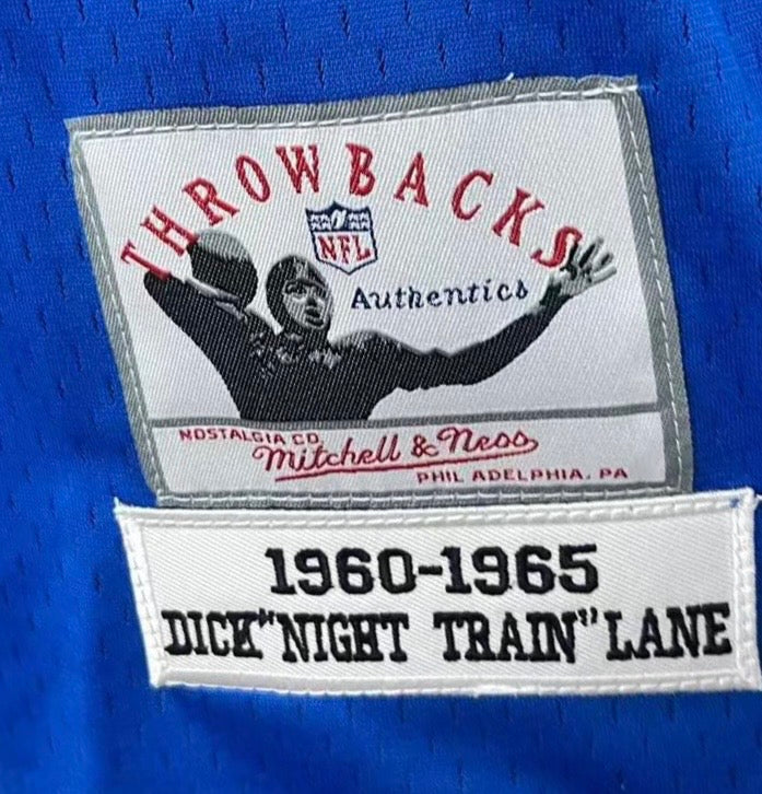 Richard / Dick Night Train Lane Detroit Lions Jersey Mitchell & Ness product image 3, provided for visual reference and
