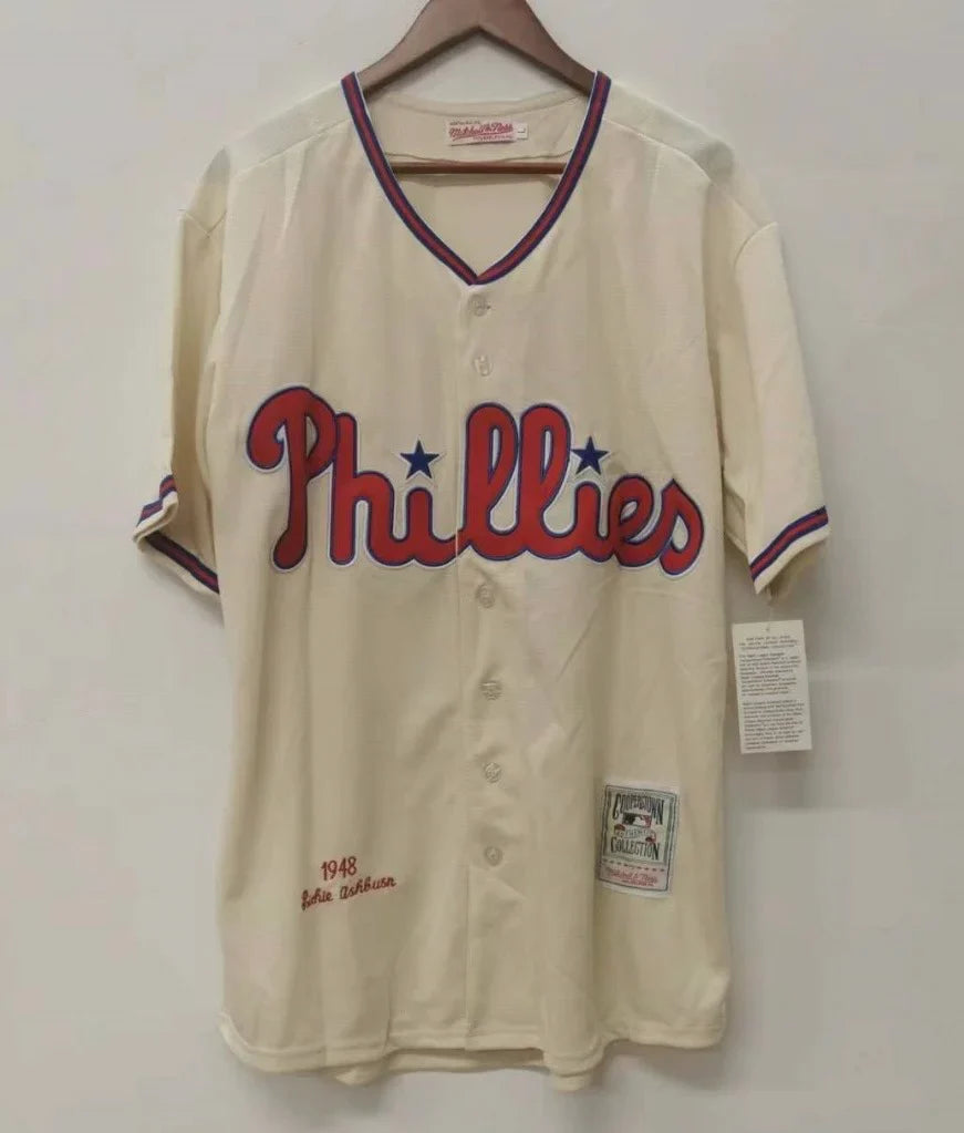 Richie Ashburn Philadelphia Phillies Jersey Mitchell & Ness product image 2, provided for visual reference and product