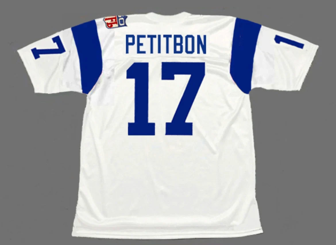 Richie Petitbon 1969 Los Angeles Rams NFL Mitchell & Ness Jersey product image 1, provided for visual reference and product