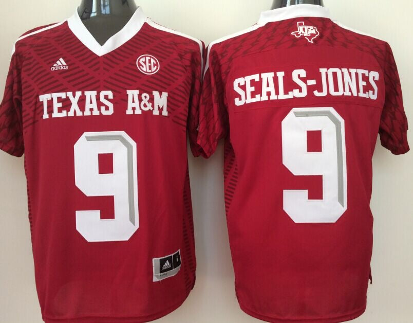Ricky Seals-Jones Texas A&M Red Jersey Adidas product image 1, provided for visual reference and product detail review