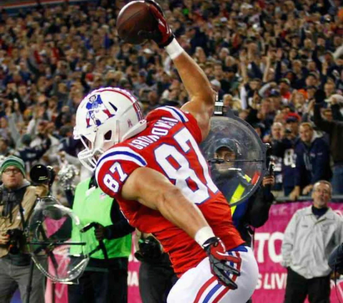 Rob Gronkowski New England Patriots Official NFL Mitchell & Ness Jersey product image 4, provided for visual reference and