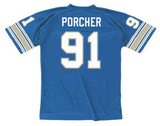 Robert Porcher Detroit Lions NFL Mitchell & Ness Jersey product image 1, provided for visual reference and product detail