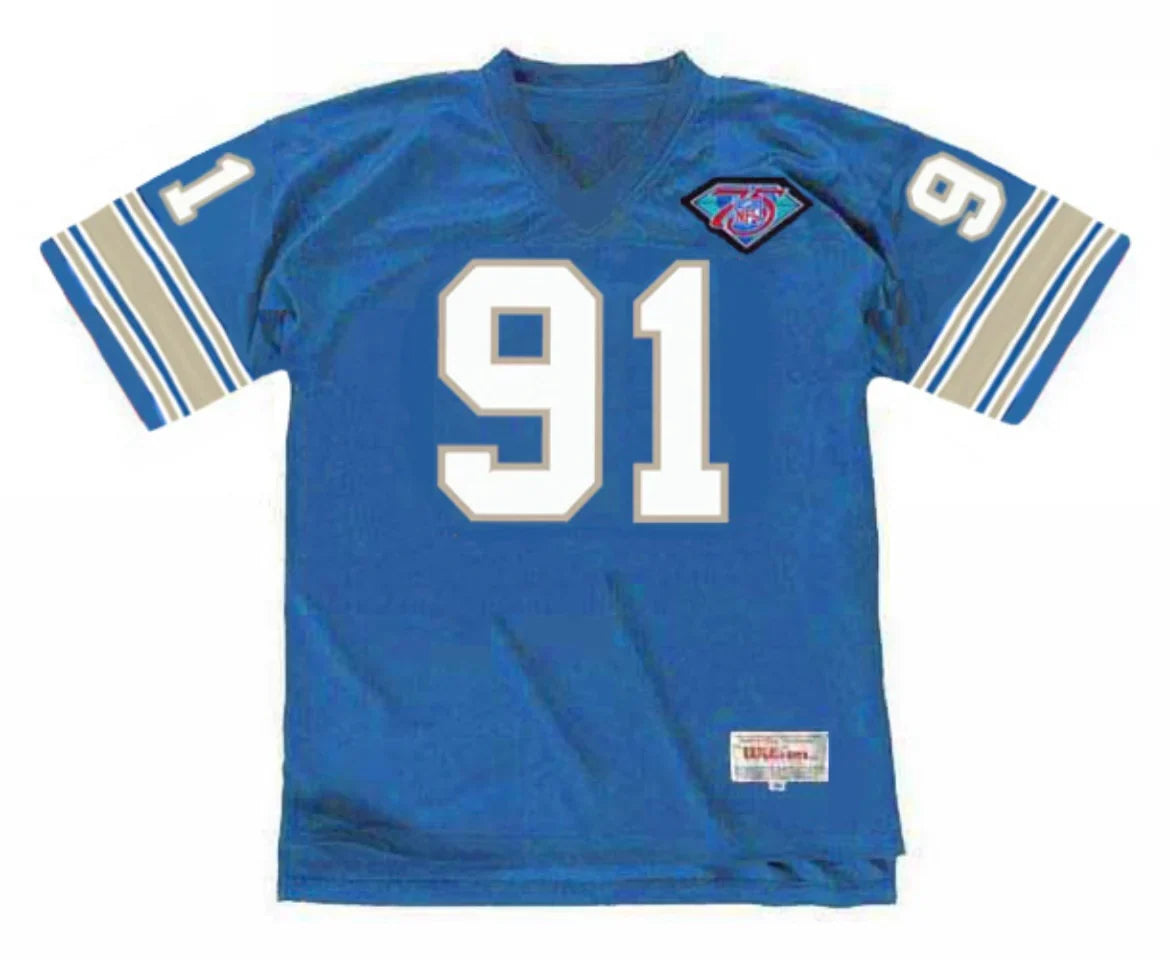 Robert Porcher Detroit Lions NFL Mitchell & Ness Jersey product image 2, provided for visual reference and product detail