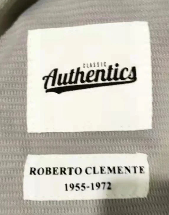 Roberto Clemente Pittsburgh Pirates Jersey Classic Authentics product image 3, provided for visual reference and product