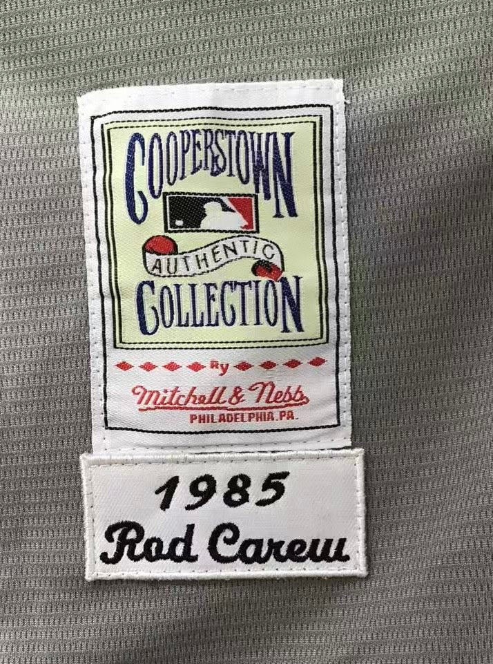 Rod Carew California Angels Anaheim Jersey gray product image 3, provided for visual reference and product detail review