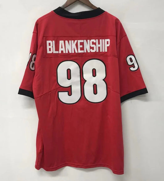 Rodrigo Blankenship Georgia Bulldogs Jersey Nike red product image 1, provided for visual reference and product detail review