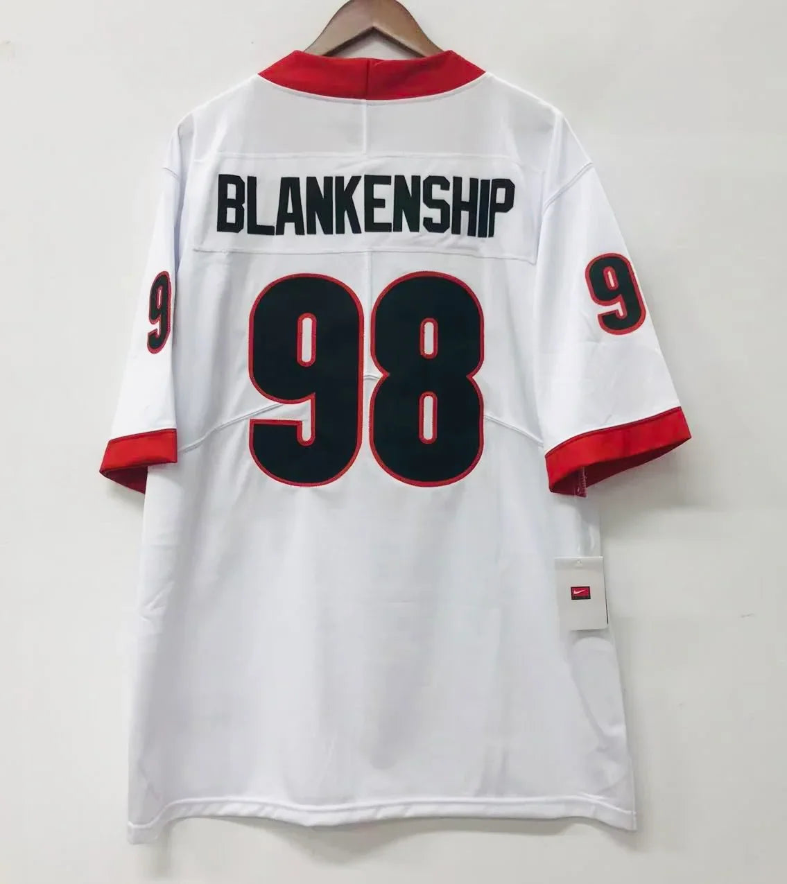 Rodrigo Blankenship Georgia Bulldogs Jersey Nike white product image 2, provided for visual reference and product detail