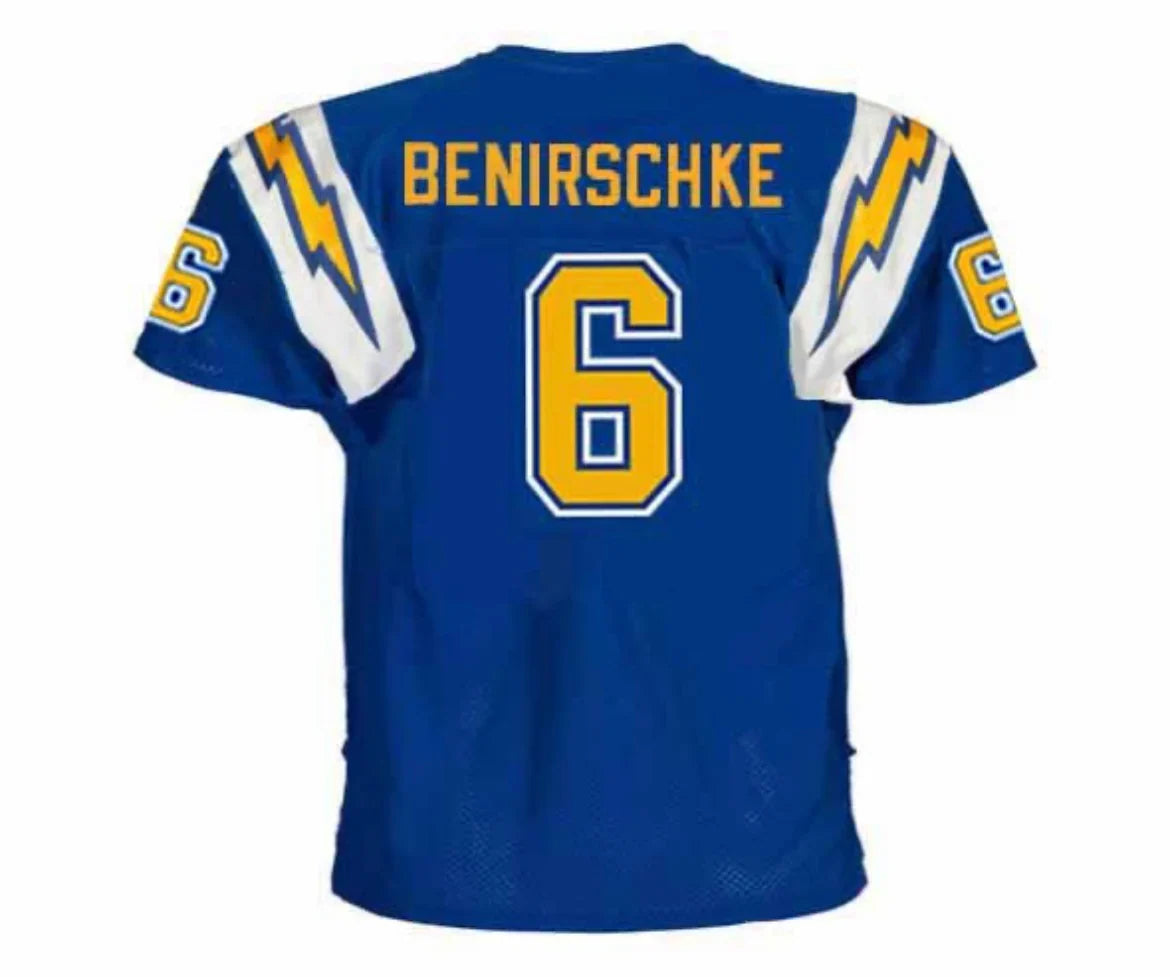 Rolf Benirschke San Diego Chargers NFL Mitchell & Ness Jersey product image 1, provided for visual reference and product