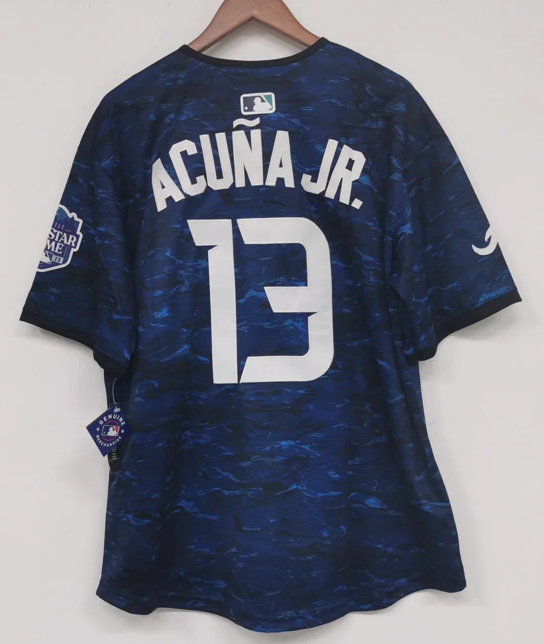Ronald Acuña Jr. Atlanta Braves All star game Jersey product image 2, provided for visual reference and product detail review