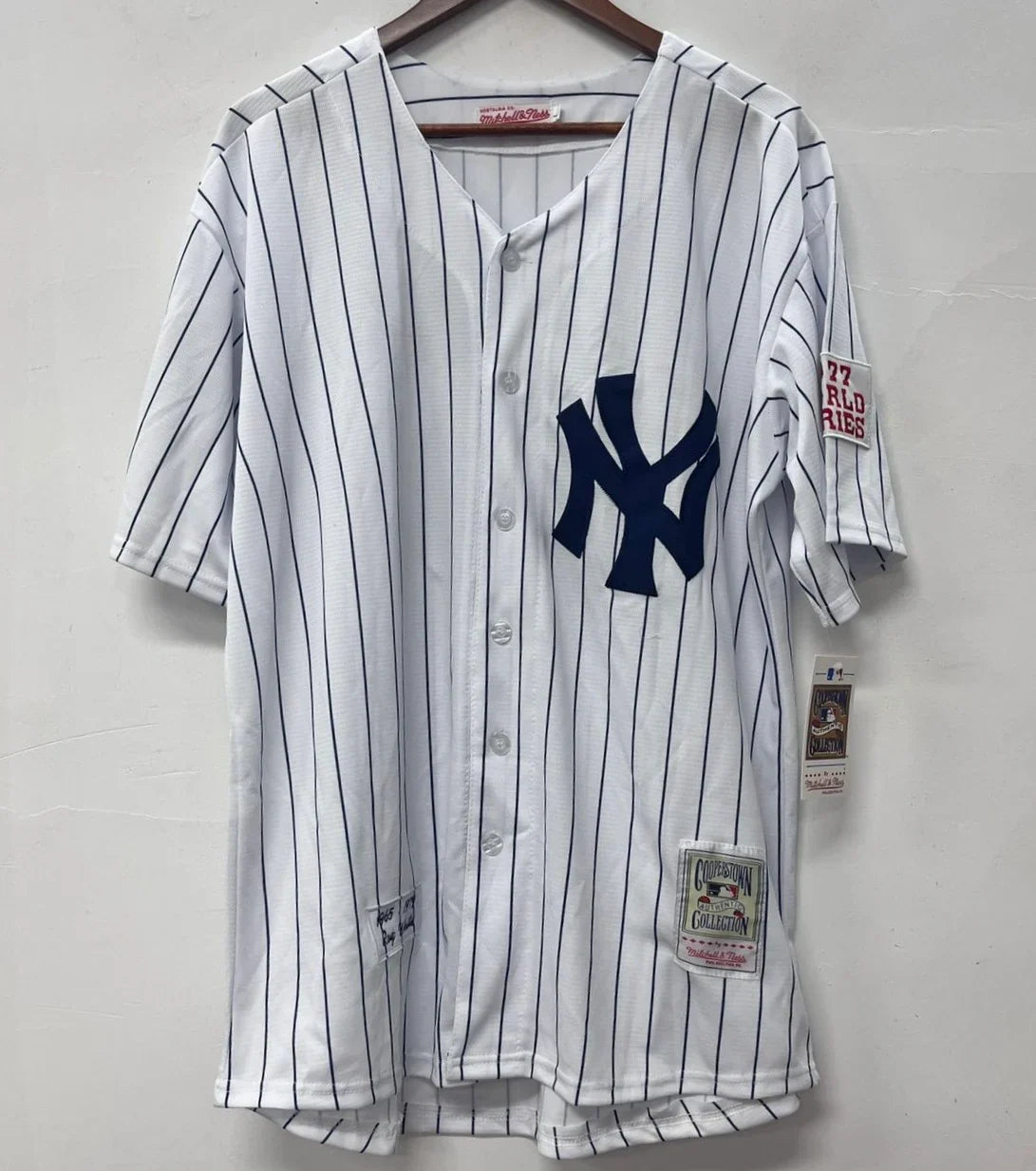 Roy White New York Yankees Jersey pinstripe 1977-78 Mitchell & Ness product image 2, provided for visual reference and
