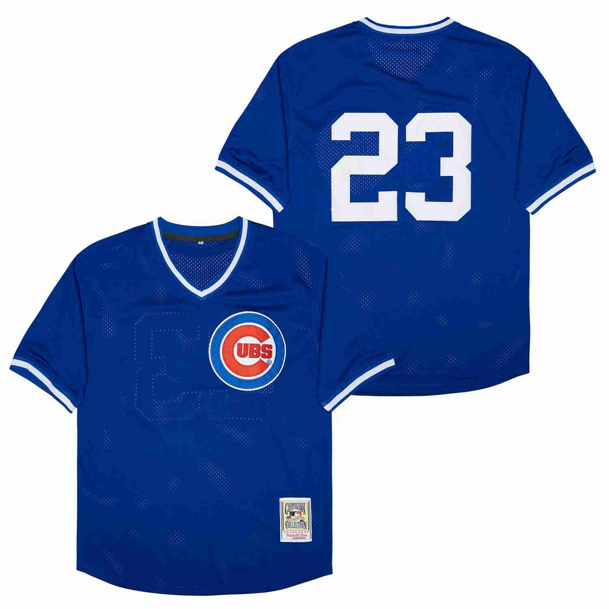 Ryne Sandberg Chicago Cubs Jersey 1988 Majestic blue product image 1, provided for visual reference and product detail review