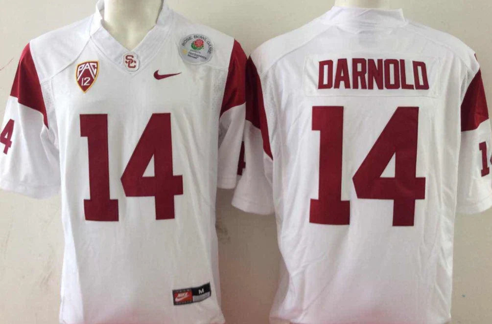 Sam Darnold USC Trojans Jersey white Nike product image 1, provided for visual reference and product detail review