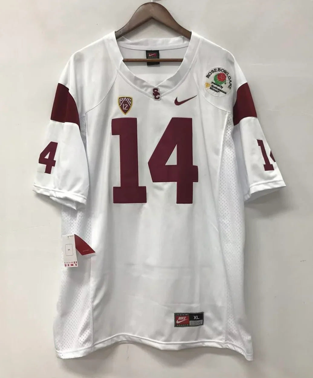 Sam Darnold USC Trojans Jersey white Nike product image 3, provided for visual reference and product detail review