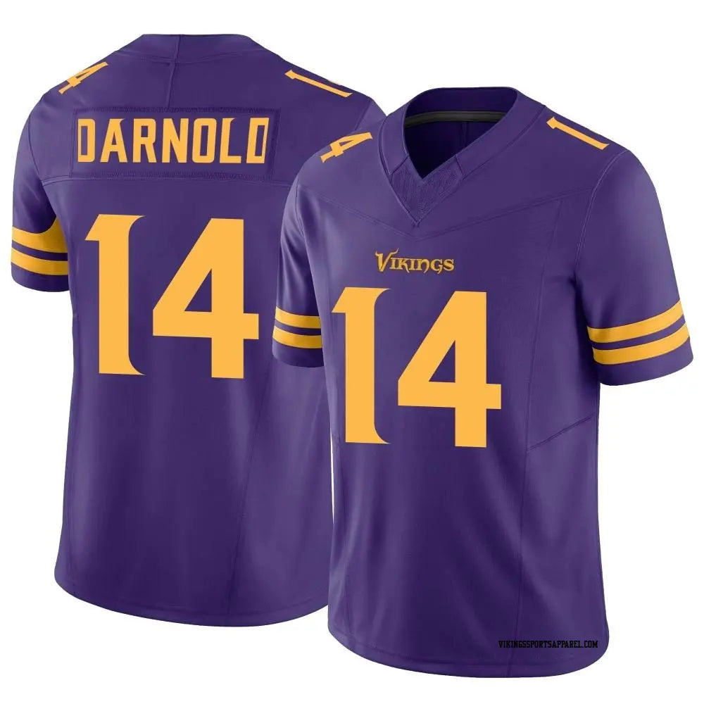Sam Darnold Minnesota Vikings Official NFL Jersey Nike Purple product image 1, provided for visual reference and product